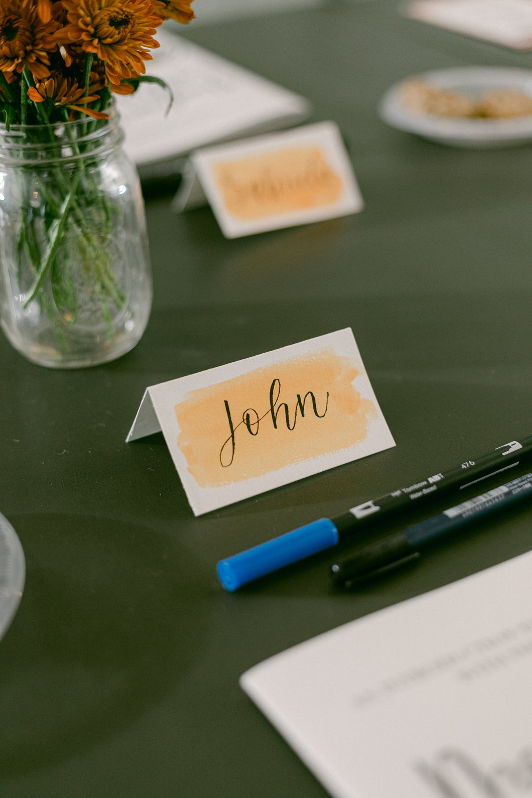 Modern Brush Calligraphy Workshop - November 5, 2023